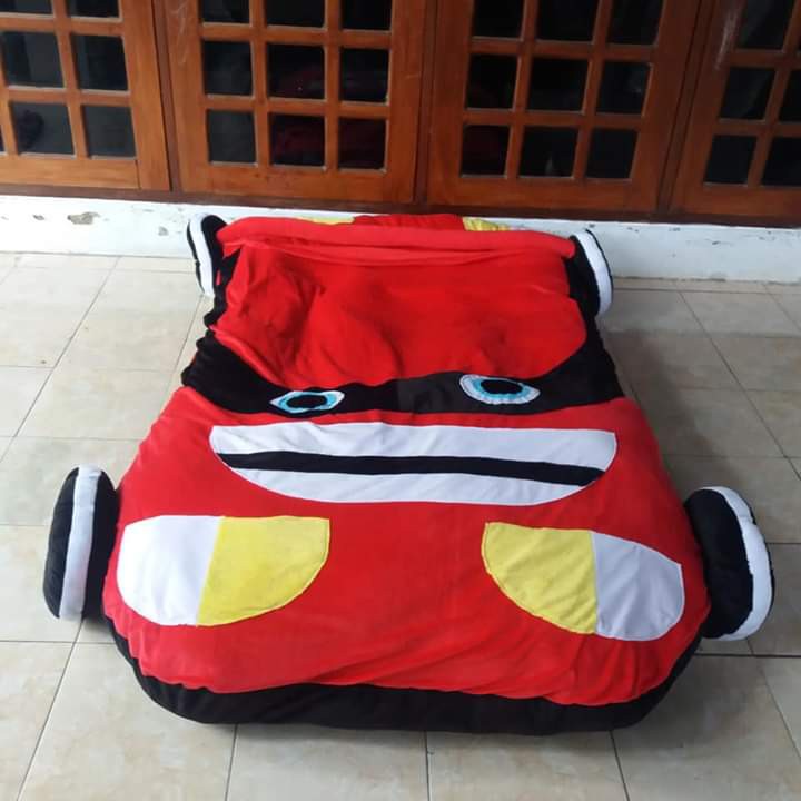 Kasur Boneka Karakter Car Mobil Mirip Mc. Queen