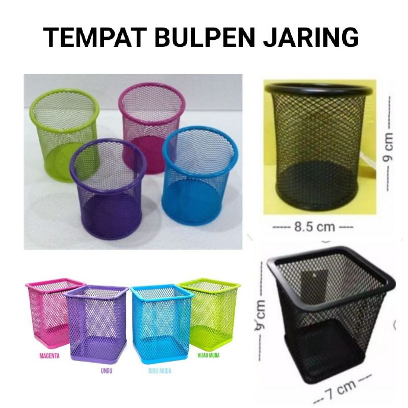 

Pen holder Polos PerPCS /tempat pulpen /pencil cup/organizer/ atk