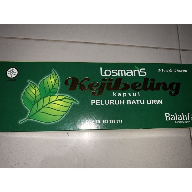 Keji Beling / Kejibeling - Obat Meluruhkan Batu Urin & Saluran Kemih per box 100 tablet balatif