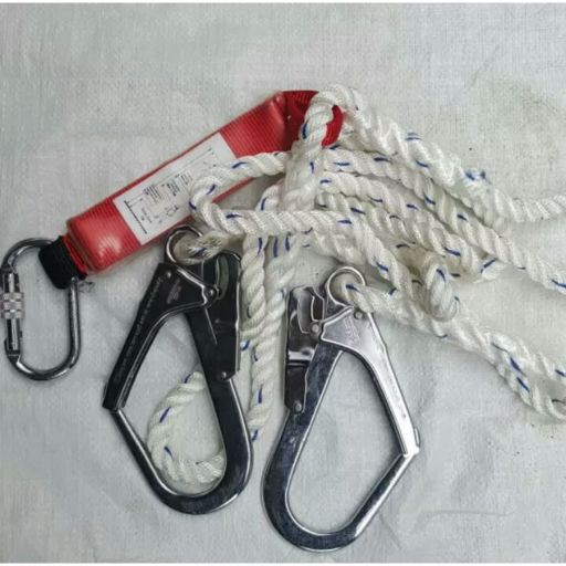

Murah SAFETY LANYARD TWO 2 BIG HOOK WITH ABSORBER / TALI PENGAMAN