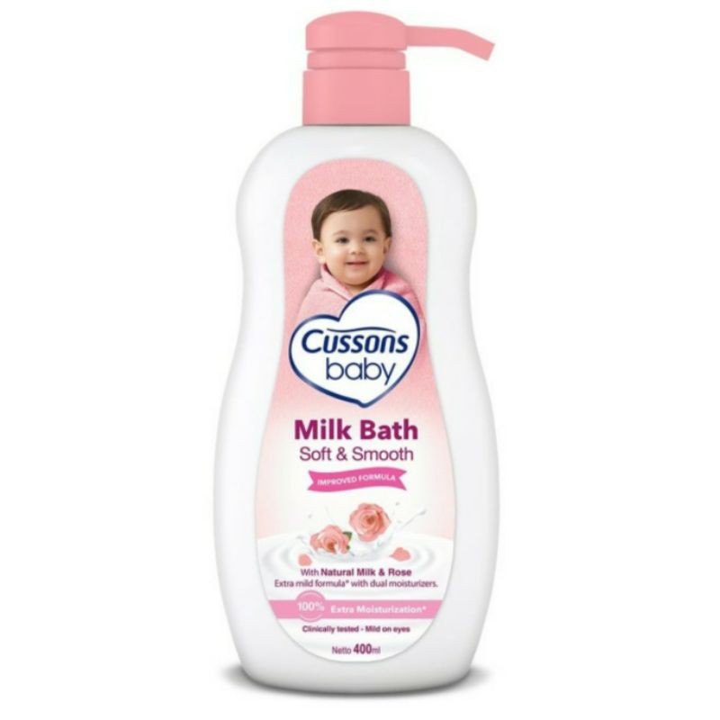 CUSSONS BABY MILK BATH 200ml Fresh &amp; Nourish Milk Berries 200ml | Sabun Cair Bayi POUCH OR PUMP