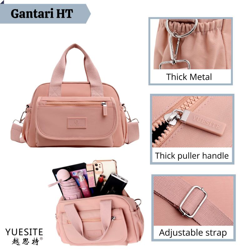 TAS WANITA YUESITE GANTARI 2FUNGSI TENTENG SELEMPANG IMPORT BESAR