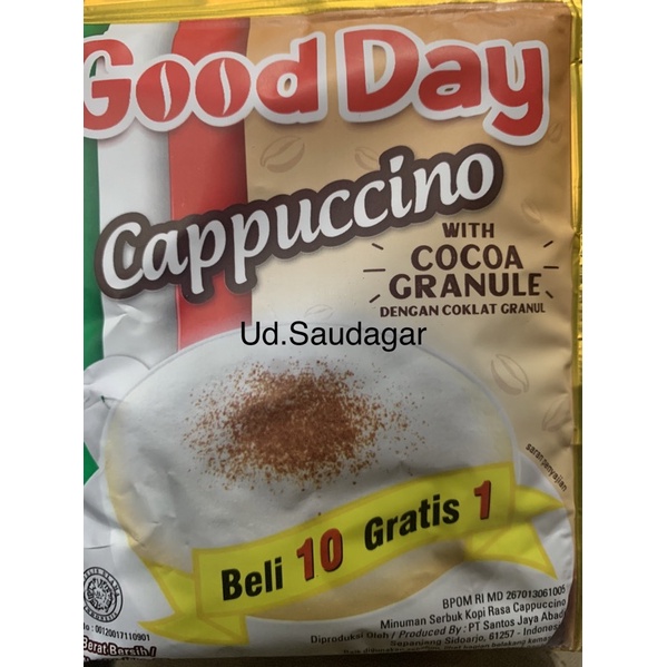 

Kopi Good Day Cappucino Sachet