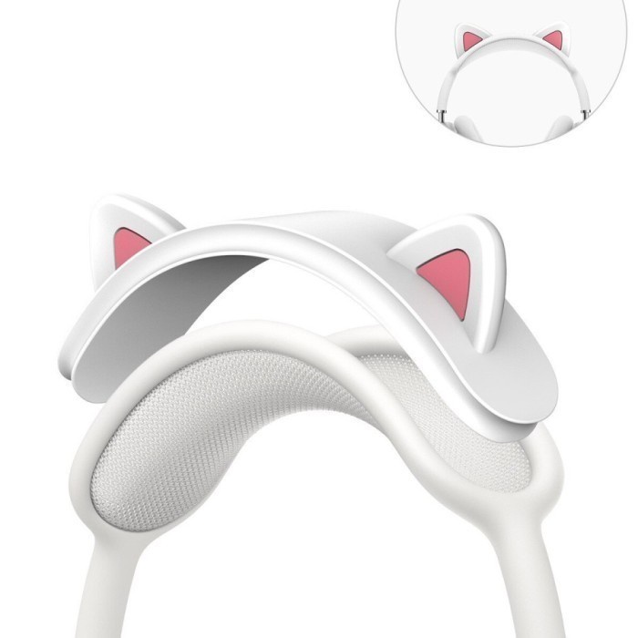 Headband Apple AirPods Max Silicone Cover Telinga Kucing Cute Cat Ear