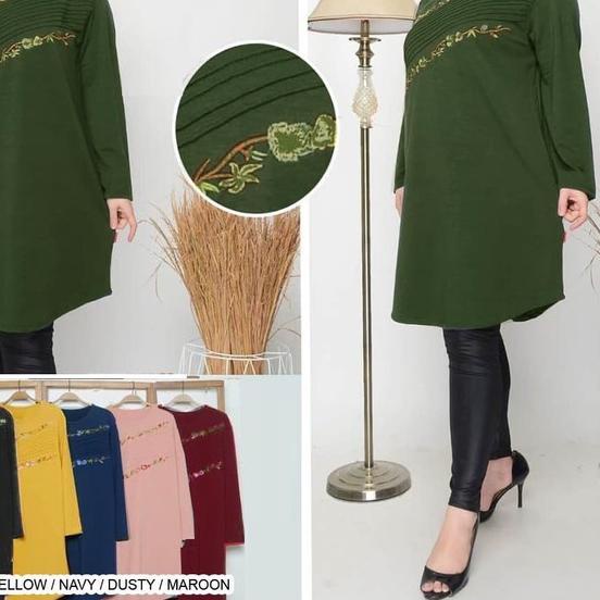 ▲ Monna Tunik Katun Putih Import HQ Longtunik polos jumbo Ld b TUNIK BIGSIZE | TUNIK JUMBO | TUN Z7S