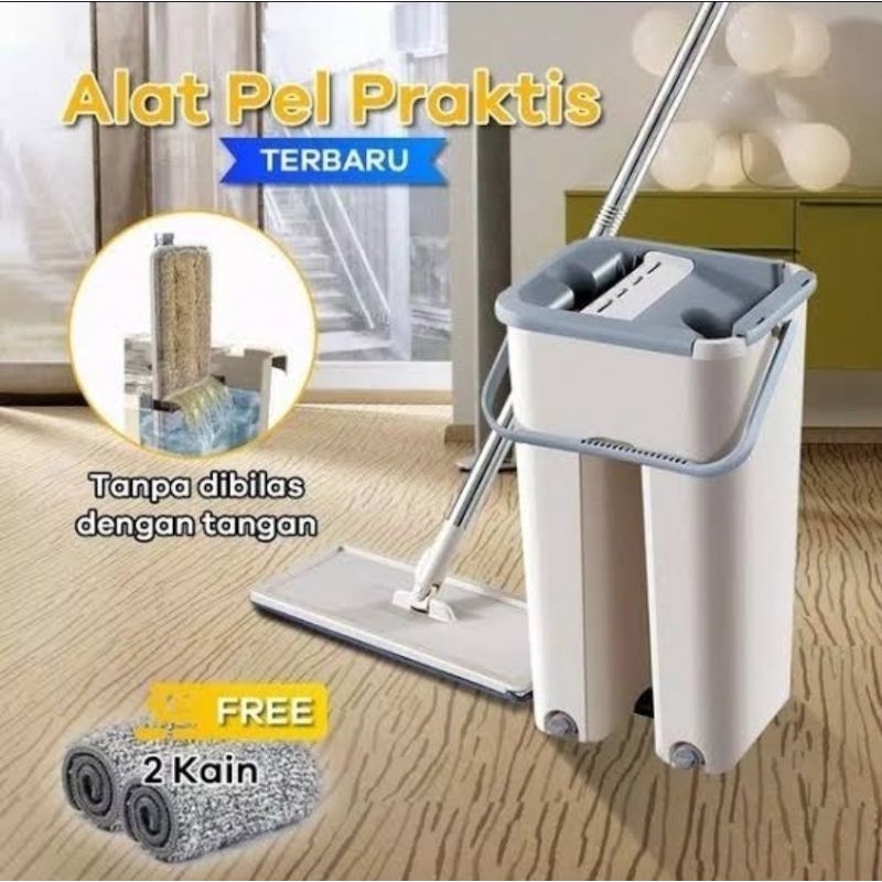 COD ✔ Alat Pel Praktis Ultra Mop 2 fungsi / Alat pel serbaguna modern