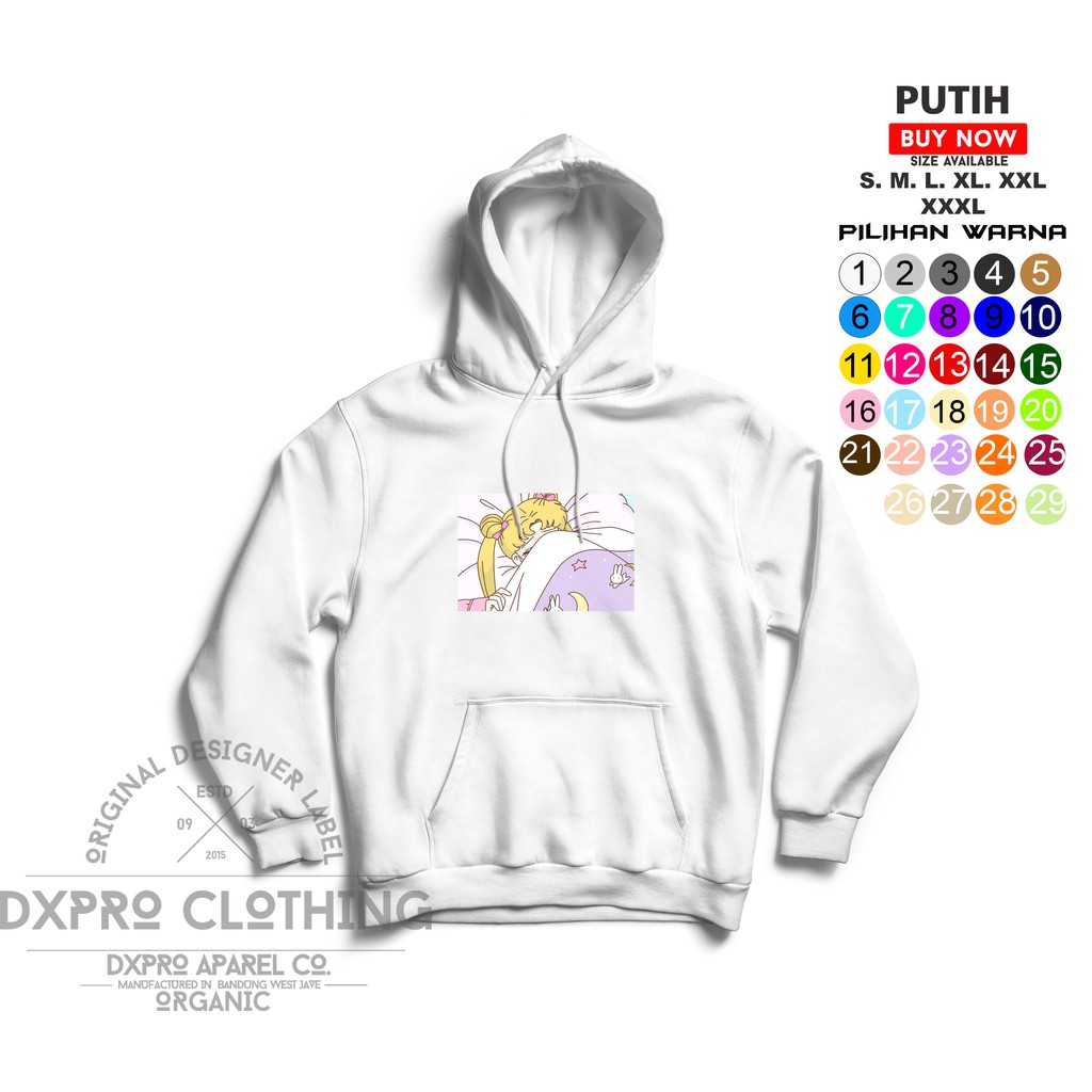 JAKET HOODIE SWEATER CARTOON/UNISEX SAILERMOON