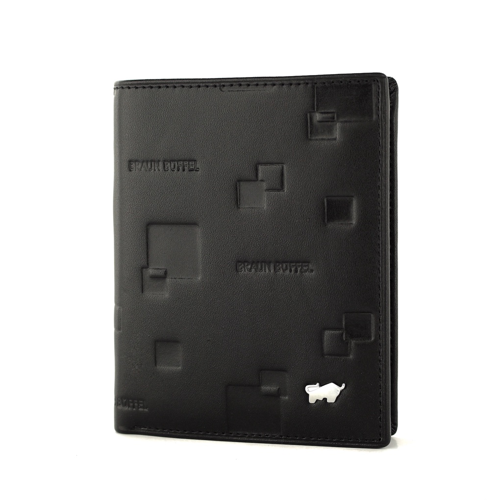 TOKOKOE - Dompet Pria model Berdiri bahan Kulit Premium Dompet Lipat - BB 01-05 Black