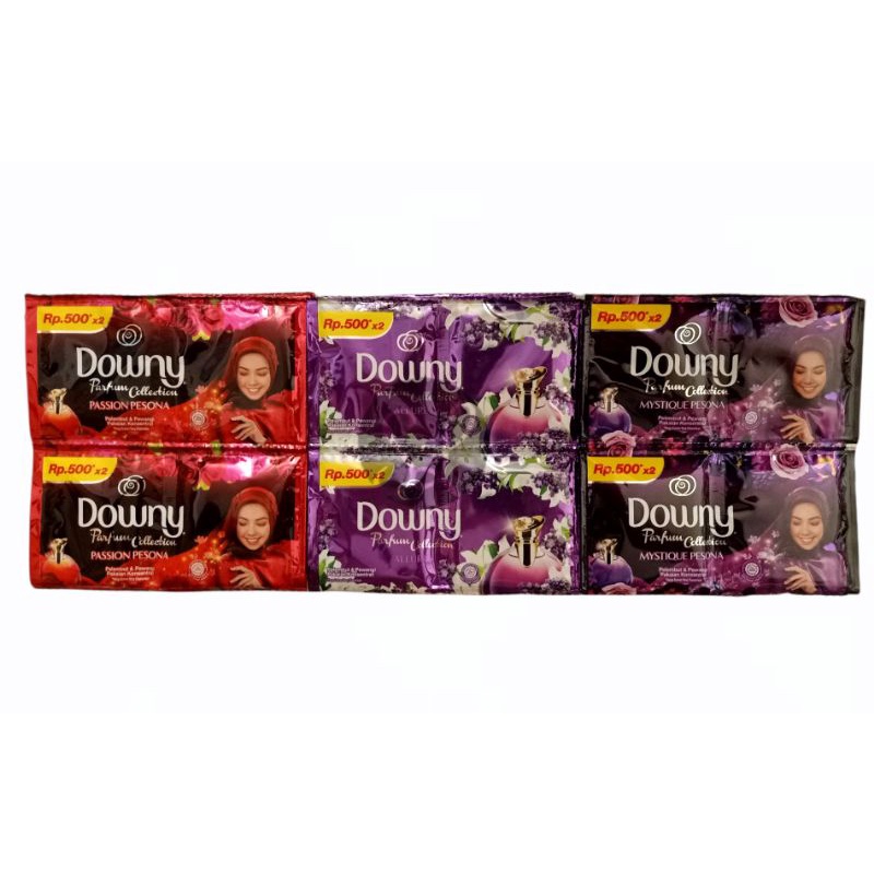 Downy Pewangi Pakaian Sachet 1 Renteng Isi 6pc 1000an Downy Sachet 19ml 1 Renceng