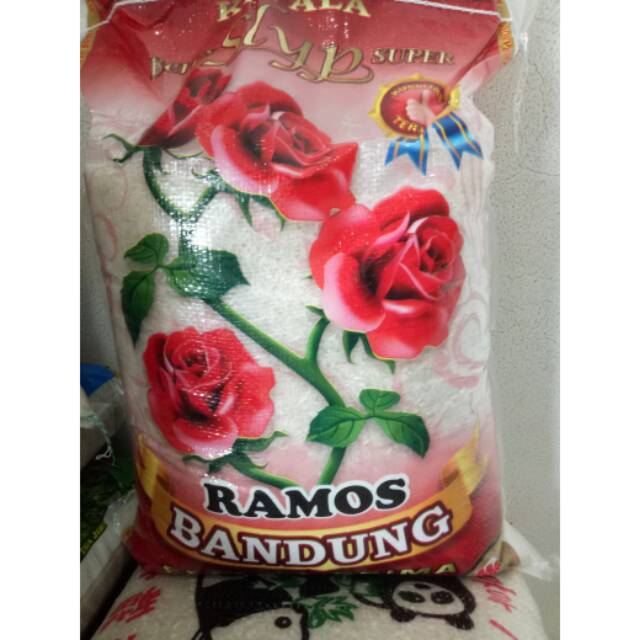 Beras Slyp Kepala Super Ramos Bandung 5 Kg 10 Kg 15 Kg 20 Kg Indonesia