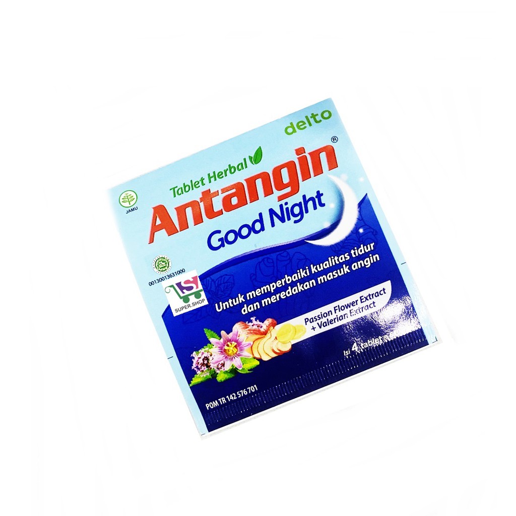 Antangin Good Night Tablet Herbal (isi 4 tablet)