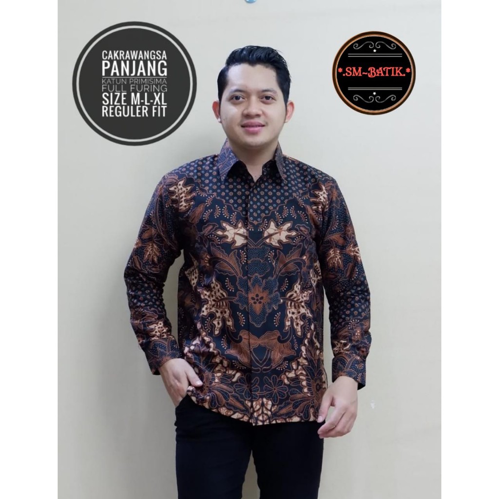 CAKRAWANGSA SM BATIKSOLOAMANAH BAJU KEMEJA BATIK SOLO PRIA LENGAN PANJANG PENDEK LAPIS FURING ATASAN BATIK PREMIUM MODERN KATUN HALUS PARANG KAWIBAWAN PERMANA MERAH BANGAU LEMON PANJI LESMONO NAVY GUNARDO BIMO IJO GUNAWAN GURDO IJO NAGA ABU BINTARA UKAIL