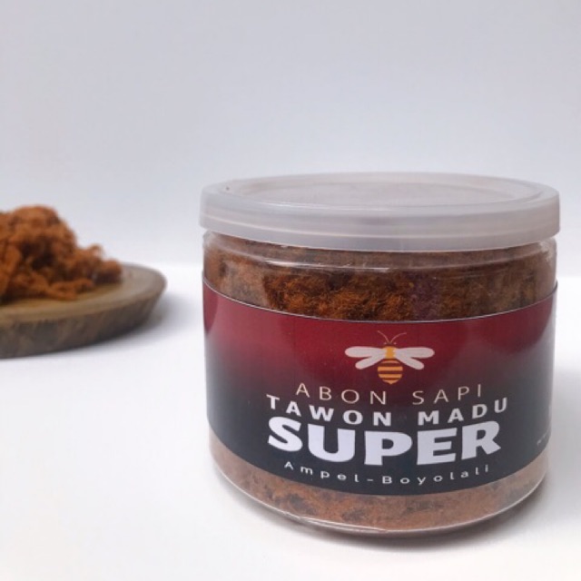 

Abon Sapi Super Tawon Madu kemasan toples