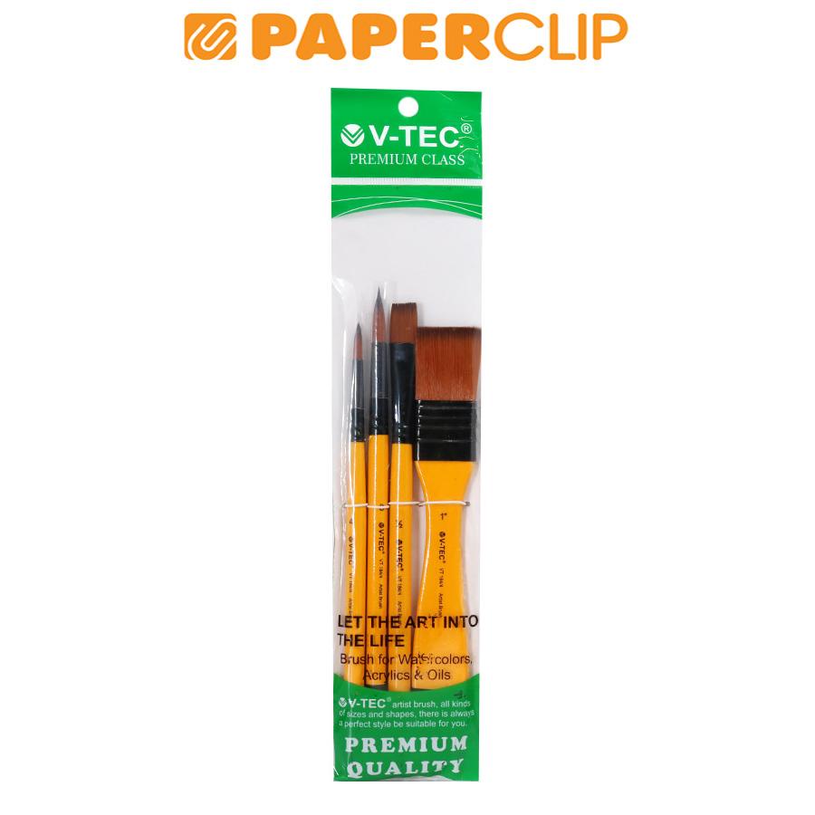 

KUAS LUKIS V-TEC A184 SET 4