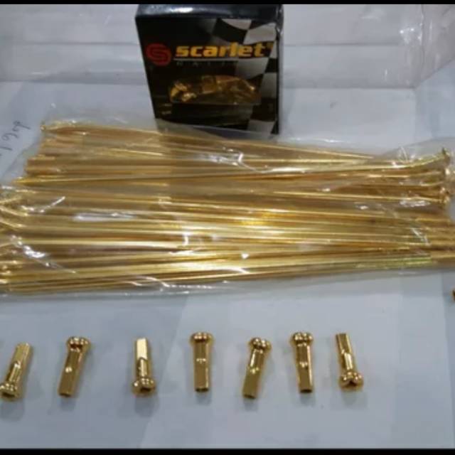 jari jari ruji motor honda crf 150L supermoto ring 17 klx ring 17 / ukuran jumbo 9 mm tebal besar