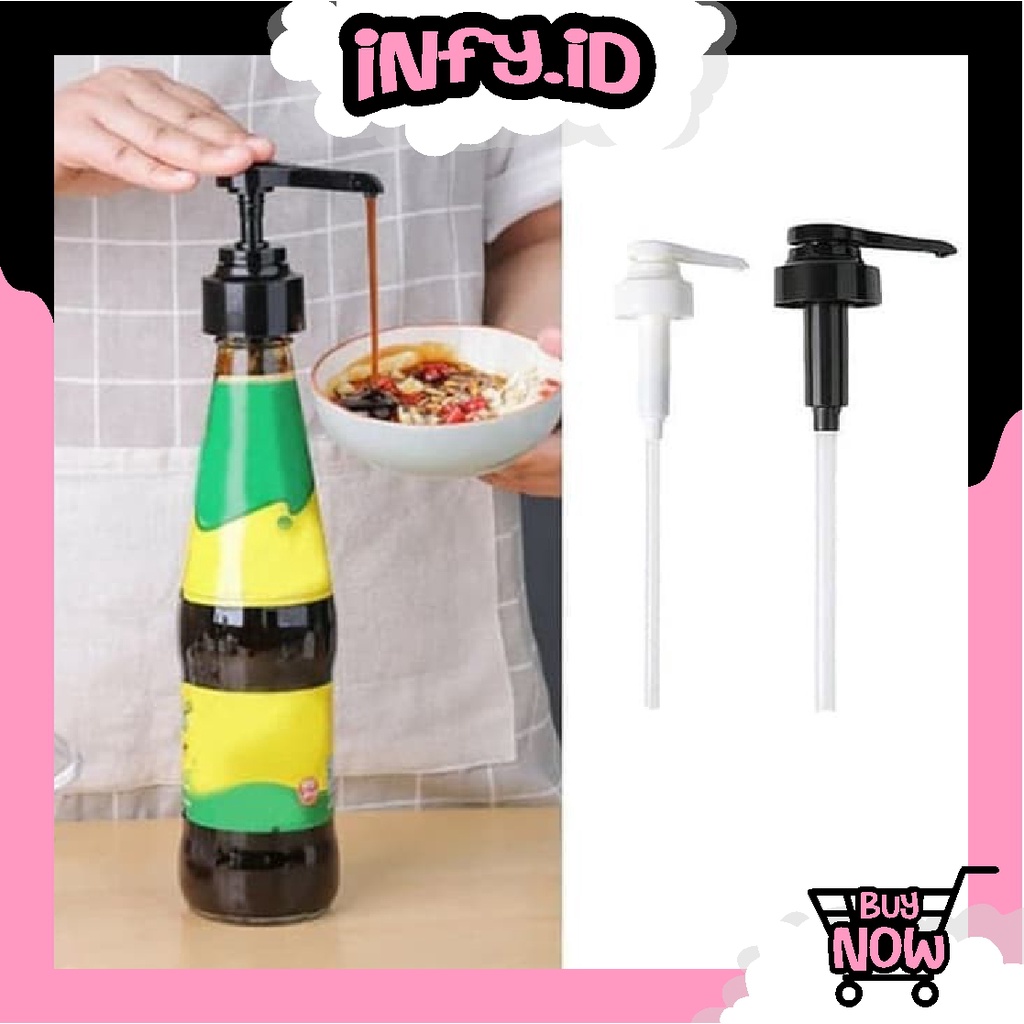 INFY - Alat Pompa Botol Sirup / Pump Syrup / Pompa Botol Monin / Pompa Kecap R402