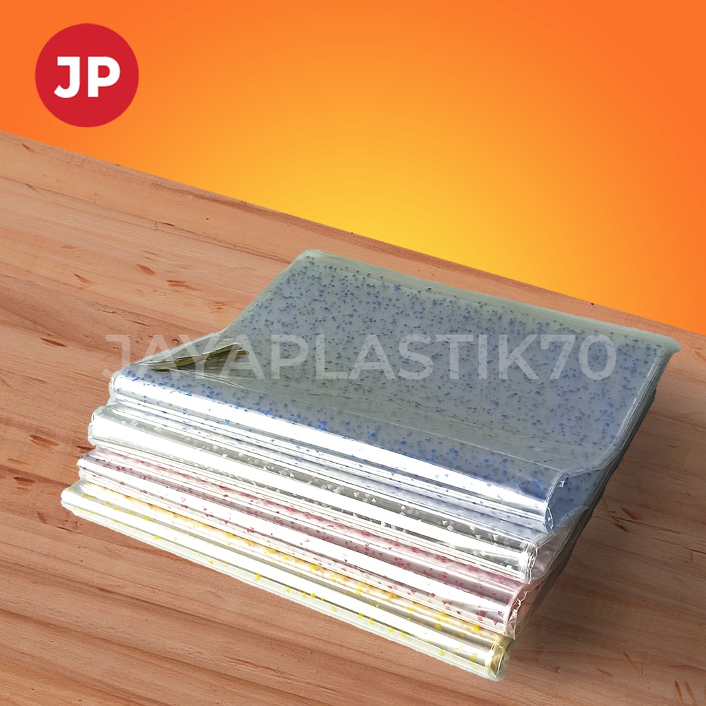 Plastik ultah / plastik souvenir Opp pembungkus makanan uk: 32 x 50 + Pita kawat isi 12 Pcs