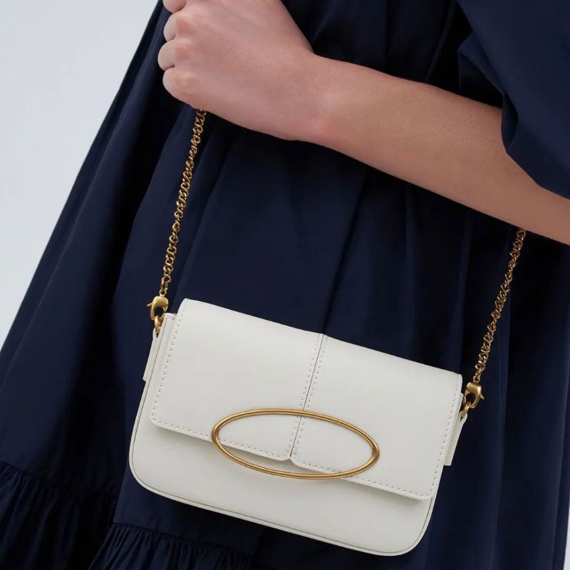 5.5 SALE | CK Metallic Ring Shoulder Bag