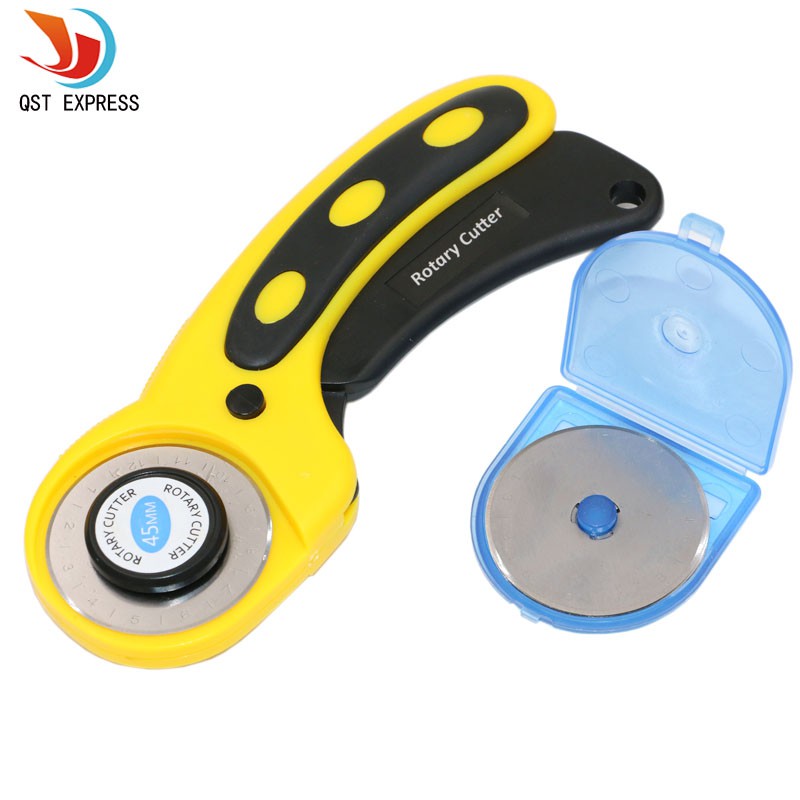 

FREE ONGKIR 45mm Rotary Cutter Set 5pcs Blades for Fabric Paper Vinyl Circular Cut Cutting Disc