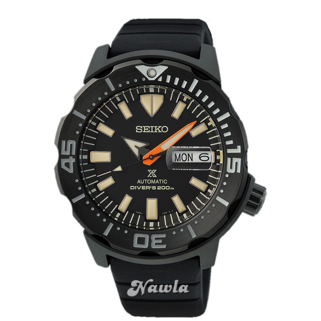 Seiko Prospex SRPH13K1 Monster Black Series Limited - Jam Tangan Pria SRPH13