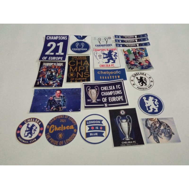 Sticker Chelsea Juara Liga Champions 2021