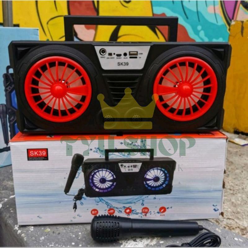 TYU SHOP - Speaker Bluetooth TWS + Mic SK-39 Wireless