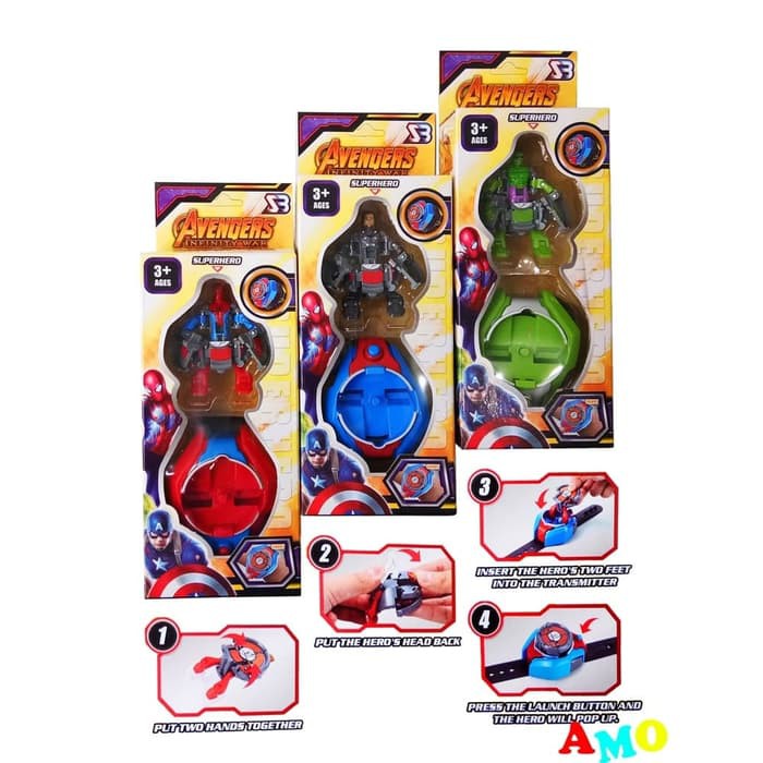 JAM TANGAN ROBOT AVENGERS INFINITY WAR