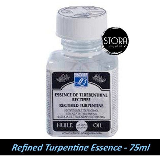 

Lefranc Refined Turpentine Essence 75ml - Natural Terpentine Lukisan Cat Minyak
