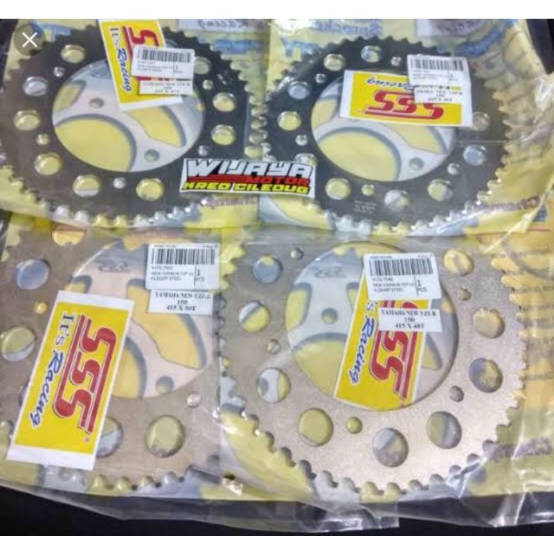 gear sss 428 depan belakng Vixion