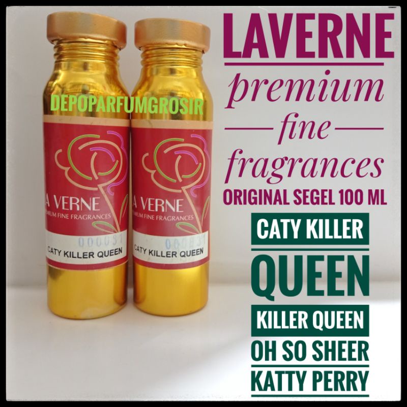 BIBIT PARFUM MURNI CATY KILLER QUEEN (KILLER QUEEN OH SO SHEER KATY PERY) BY LAVERNE SEGEL