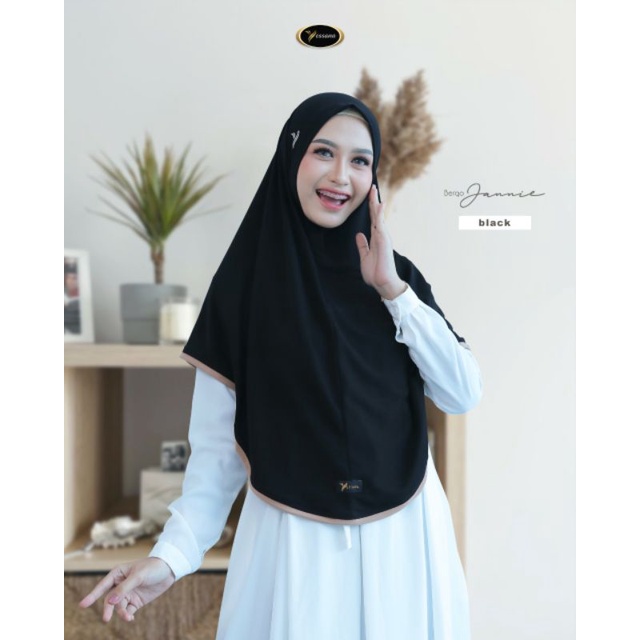 HIJAB SYARI INSTAN DAILY JILBAB JUMBO NON PET  BERGO JANNIE BY YESSANA SOFIA NON PET