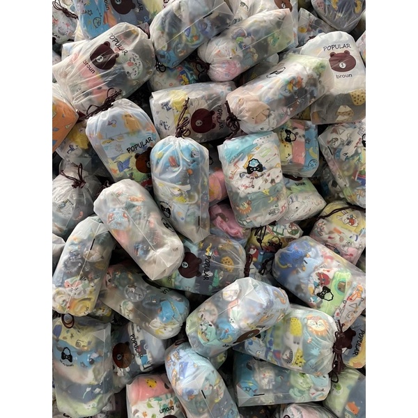 10PCS CD LIBBY VELVET + POUCH / CELANA DALAM ANAK CEWEK COWOK