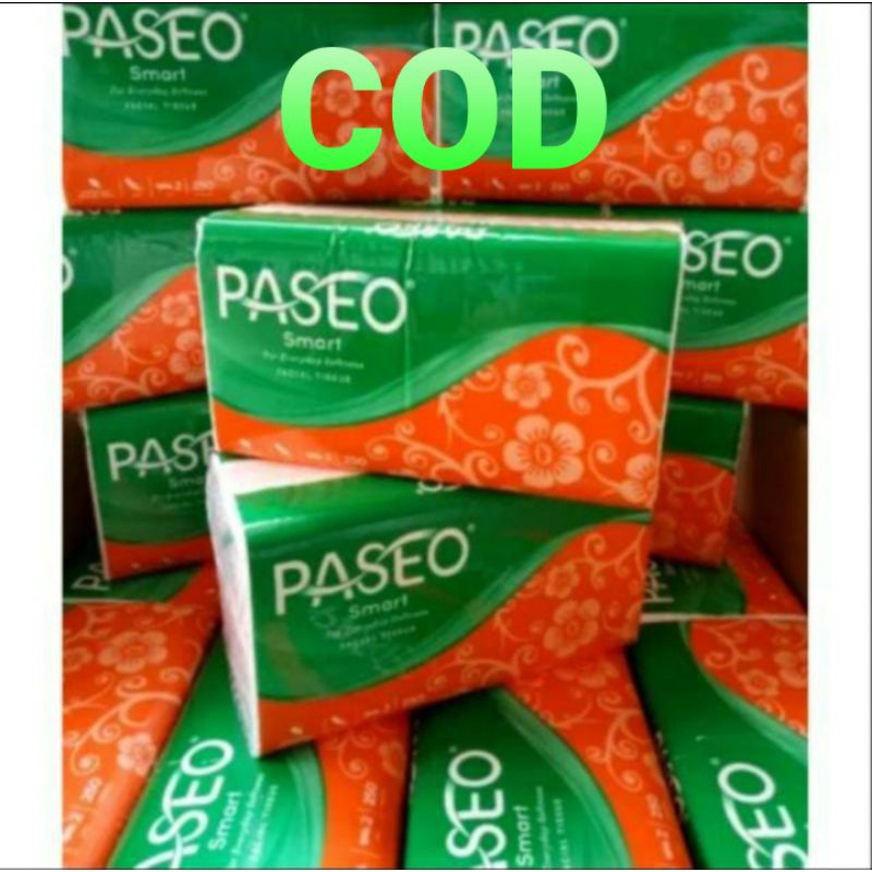 TISU TISSU TISSUE PASEO SMART FESIAL 250 SHEET 2 PLY MURAH