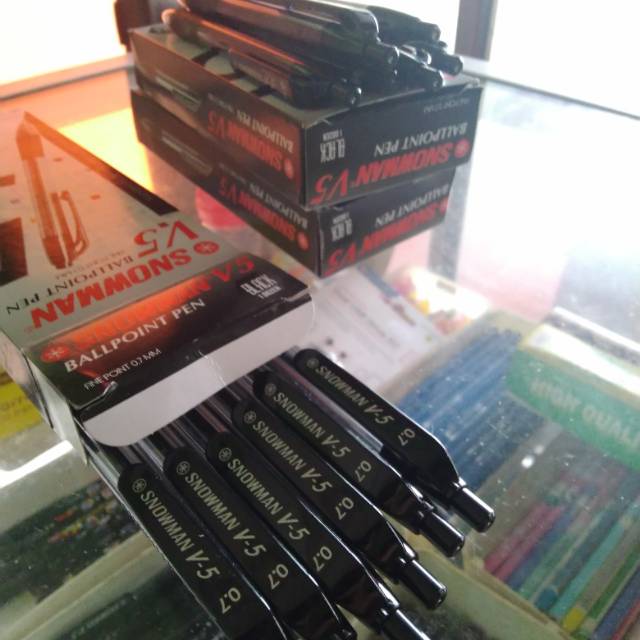 

Ballpoint / pulpen Snowman v5 (0,7 Hitam) per piece