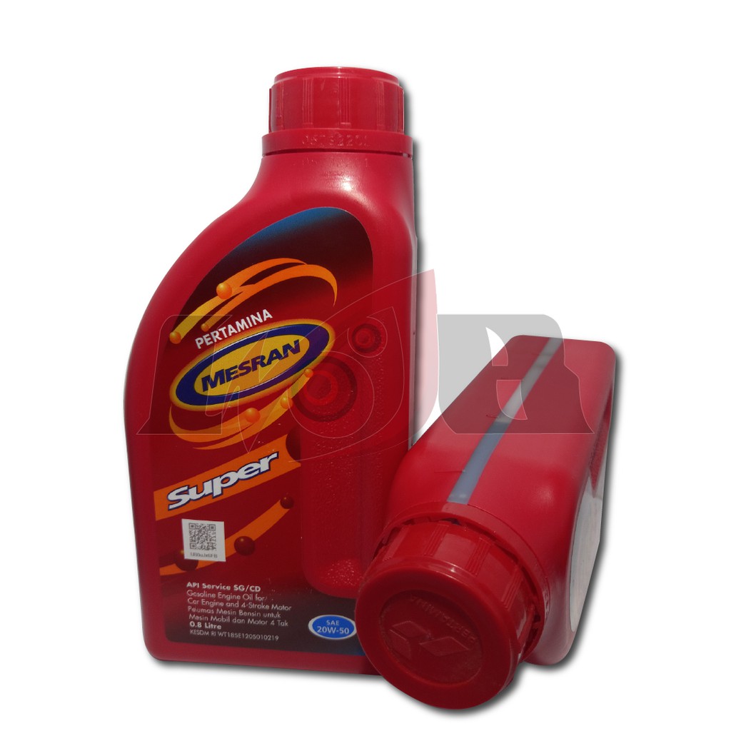 Pertamina Mesran Super 20w50 Oli Motor Bebek 4T 800 ml