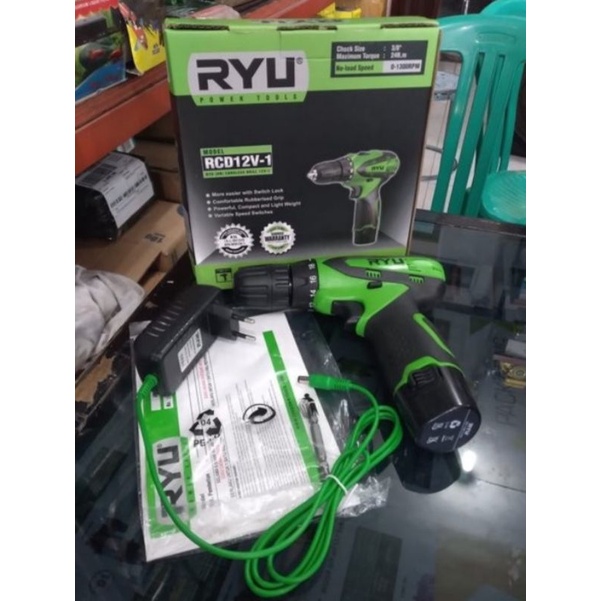 bor cas RYU 12volt/bor cordless RYU 12v bor baterrai