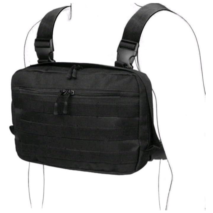 Chest Bag Rig Tas Dada Pria  Selempang Anti Tactical Terbaru | Tas Slempang Bahu - tas dada pria  Terbaru | Tas wanita selempang pria