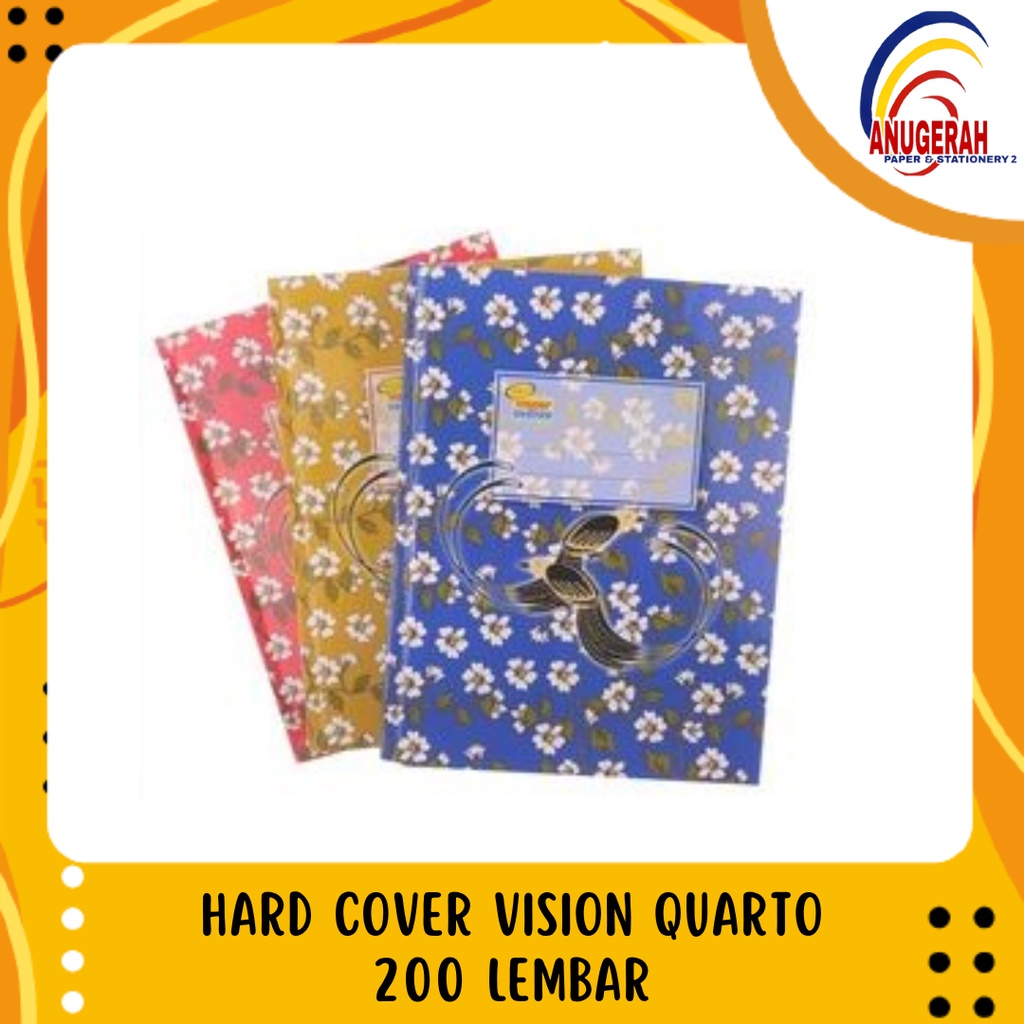 

HARD COVER VISION QUARTO 200 LEMBAR (PCS)