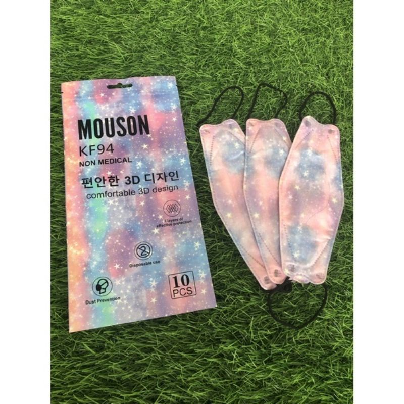 MASKER KF94 KOREA 4Ply MOUSON/CAREION/WEMASK ISI 10 PCS ( GROSIR &amp; COD )