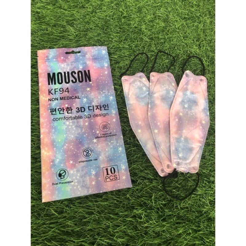 MASKER KF94 KOREA 4Ply MOUSON/CAREION/WEMASK ISI 10 PCS ( GROSIR &amp; COD )