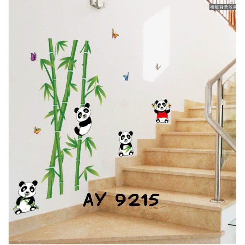 Wallsticker - Wallsticker Dinding - Wall Stiker Anak - Stiker Dinding - Stiker Anak - Animal Panda