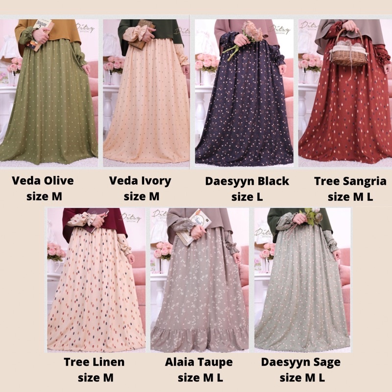 DITSY APRIL 2022 DAESYN PEACH TREE LINEN SANGRIA DAESYYN BLACK SAGE ALAIA TAUPE NIGHTGOWN SIZE M L