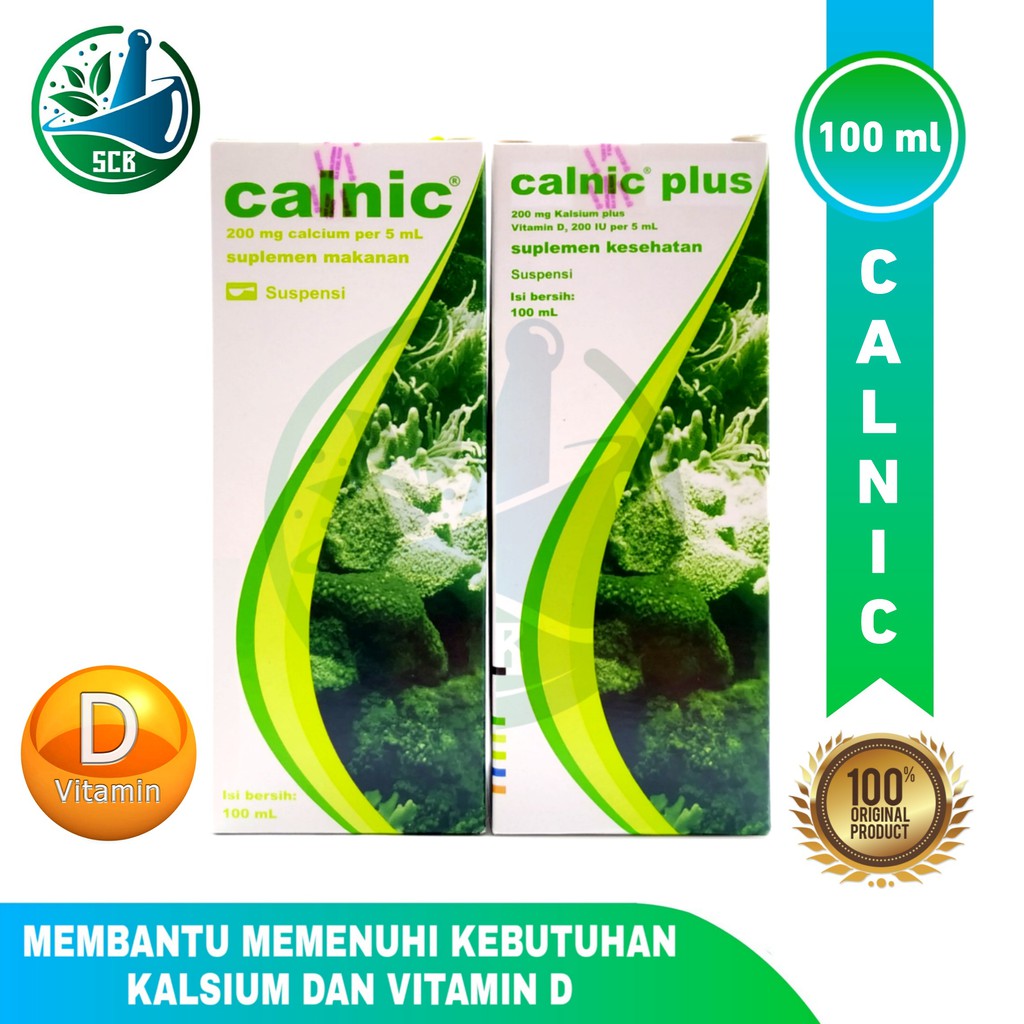 Calnic 100 ml Varian - Membantu Memenuhi Kebutuhan Kalsium dan Vitamin D