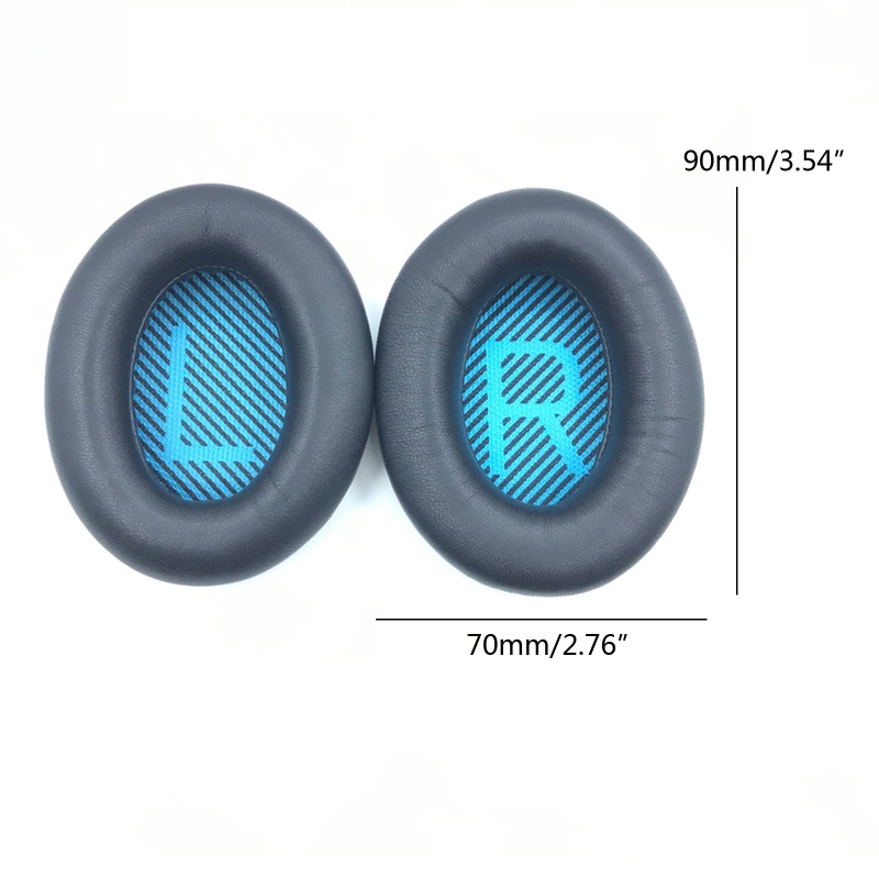 Zzz Bantalan Earpads Memory Foam Lembut Bentuk Bulat Untuk Headphone QC25