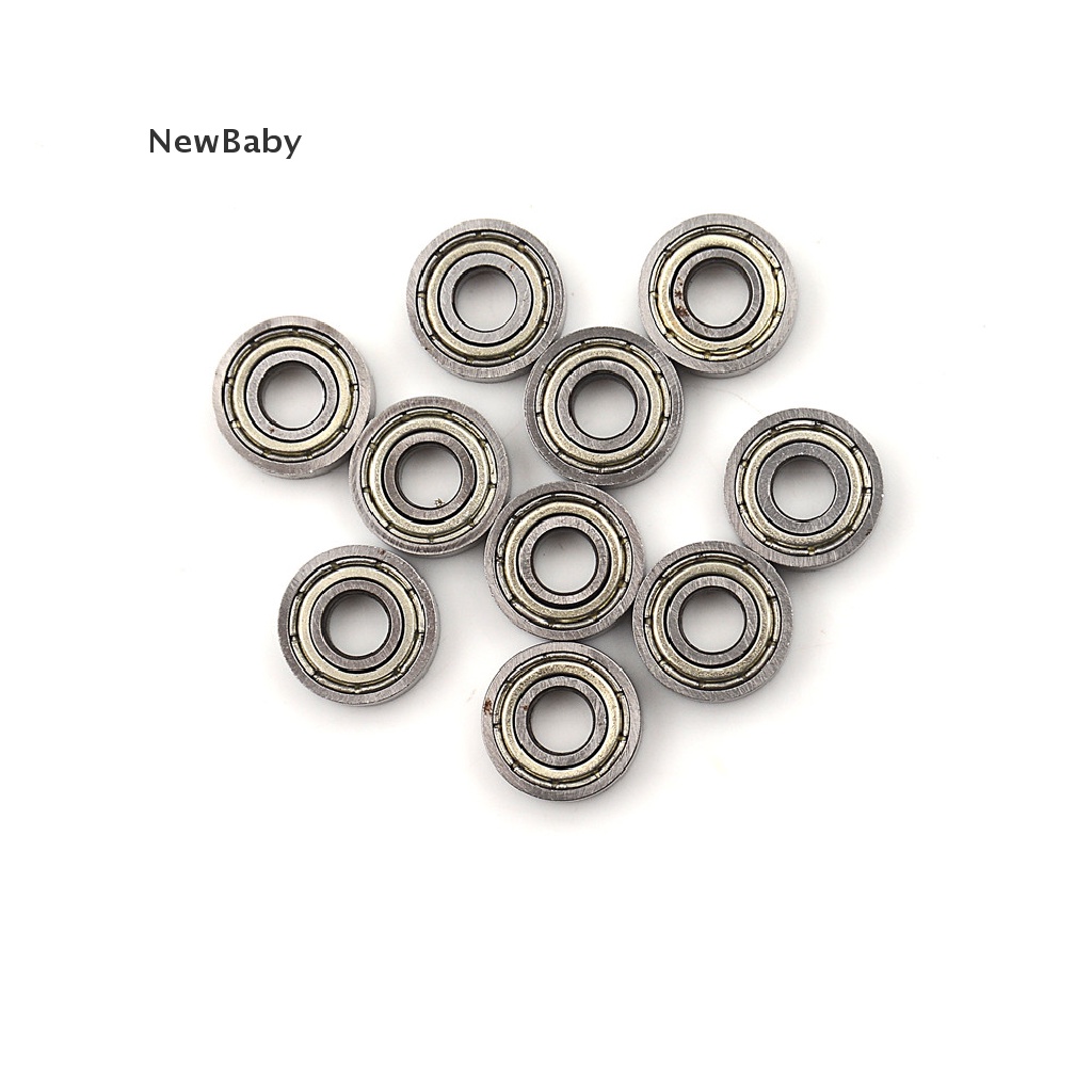 10pcs Bearing 695ZZ 695-Z Presisi Tahan Lama Ukuran 5x13 X 4mm