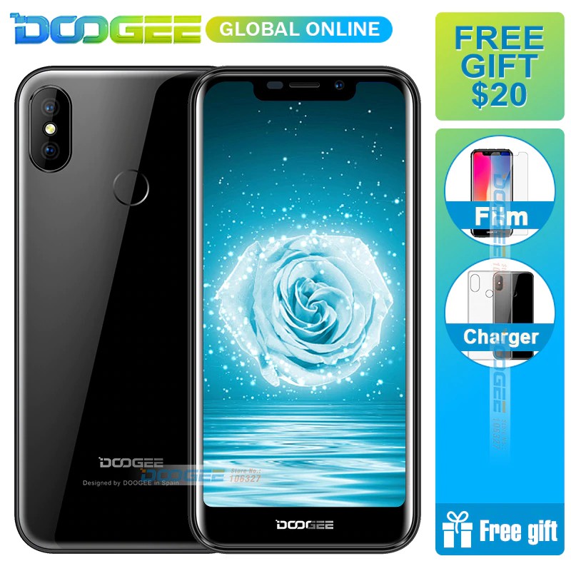 Jual Fast shipping  DOOGEE X70 Big batter 4000mAh Smartphone MTK6580A 2GB 16GB Android 8.1 5.5 Inch