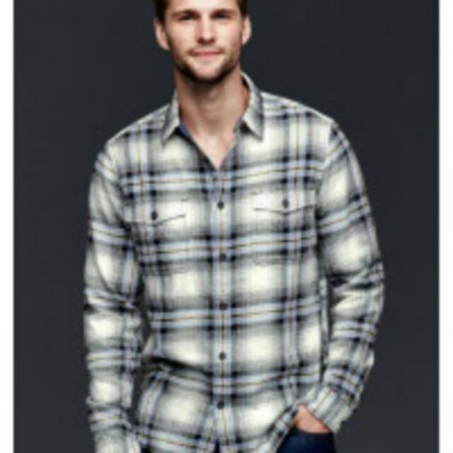 Original kemeja gap flanel