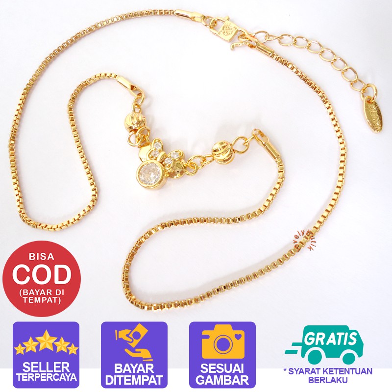 Lovelybutik Xuping Kalung Cantik Anak Perempuan Kalung Xuping Lapis Emas Anak Model Koye MNT