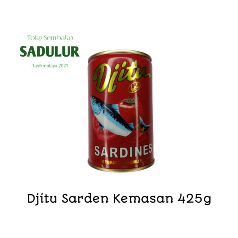 

Djitu Ikan Sarden Saus Tomat Berat 425g
