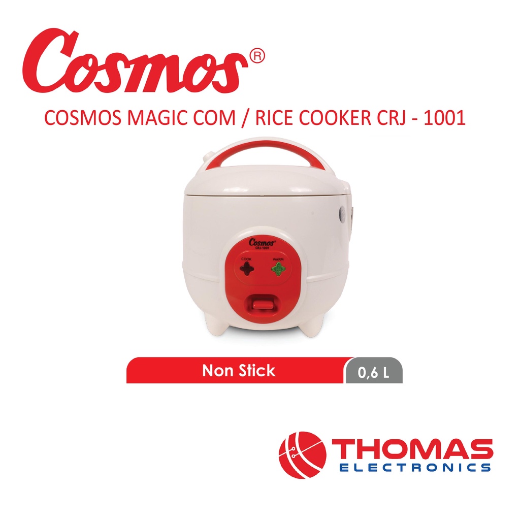 Cosmos Magic Com Rice Cooker CRJ 1001 penanak Nasi 0.6 liter